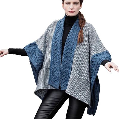 Ladies Donegal Merino Wool & Tweed Cape